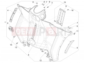gilera 2015 Fuoco 500 LT Front glove-box - Knee-guard panel