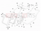 gilera 2016 Fuoco 500 LT Cooling system