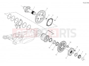 DUCATI 2022 Streetfighter V4 SP Rear Wheel Spindle