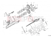 DUCATI 2022 Streetfighter V4 SP Rear Cylinder Head & Timing System