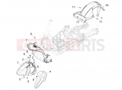 PIAGGIO Piaggio 1 Moped (UK) Wheel huosing - Mudguard
