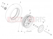PIAGGIO Zip 50 4T 25Km/h Front wheel