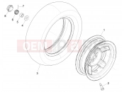 PIAGGIO Zip 50 4T 25Km/h Rear wheel