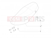 PIAGGIO Zip 50 4T 25Km/h Saddle/seats