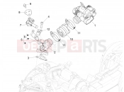 PIAGGIO Zip 50 4T 25Km/h Throttle body - Injector - Induction joint