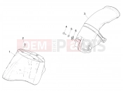 PIAGGIO Zip 50 4T 25Km/h Wheel huosing - Mudguard
