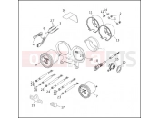 Harley-Davidson 1991 SIDECAR FLTC/FLHTC SIDECAR  - SIDECAR FOR FLTC/FLHTC INSTRUMENTS & INDICATOR LAMPS - FXRP
