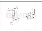 Harley-Davidson 1991 SIDECAR FLTC/FLHTC SIDECAR  - SIDECAR FOR FLTC/FLHTC SHOCK ABSORBERS - FLHTP