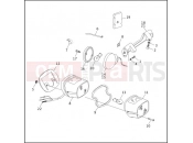 Harley-Davidson 1991 SIDECAR FLTC/FLHTC SIDECAR  - SIDECAR FOR FLTC/FLHTC TAIL LAMP & REAR TURN SIGNALS