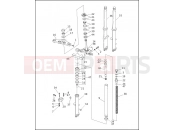 HARLEY-DAVIDSON SOFTAIL CUSTOM  - FXSTC FRONT FORK - FXSTC
