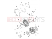 Harley-Davidson 2021 TOURING TOURING ROAD KING  - FLHR WHEELS, FRONT (1 OF 2)