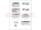 Harley-Davidson 2021 CVO/CUSTOM CVO ULTRA LIMITED  - FLHTKSE LABELS