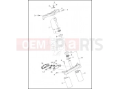Harley-Davidson 2019 TRIKE TRIKE TRI GLIDE ULTRA  - FLHTCUTG FORK BRACKETS, FRONT