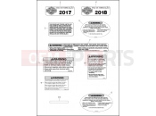 Harley-Davidson 2018 TOURING TOURING ULTRA LIMITED  - FLHTK LABELS