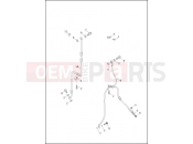 HARLEY-DAVIDSON DYNA LOW RIDER  - FXDL BRAKE LINES, FRONT - NON-ABS
