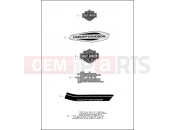 Harley-Davidson 2016 DYNA DYNA STREET BOB  - FXDB FUEL TANK TRIM