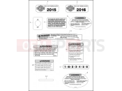 HARLEY-DAVIDSON ULTRA CLASSIC  - FLHTCU LABELS