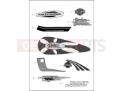 HARLEY-DAVIDSON DYNA WIDE GLIDE  - FXDWG FUEL TANK TRIM