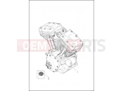 Harley-Davidson 2015 TOURING ULTRA CLASSIC LOW TWIN-COOLED  - FLHTCUL TC ENGINE ASSEMBLY, TWIN-COOLEDâ¢ - TWIN CAM 103â¢