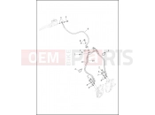 Harley-Davidson 2015 TRIKE TRI GLIDE ULTRA CLASSIC  - FLHTCUTG BRAKE LINE, FRONT