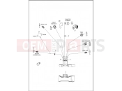 Harley-Davidson 2015 TRIKE TRI GLIDE ULTRA CLASSIC  - FLHTCUTG WIRING HARNESS, MAIN - FLRT (3 OF 8)
