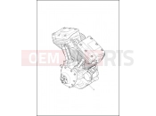 Harley-Davidson 2014 CVO/CUSTOM CVO ROAD KING  - FLHRSE ENGINE ASSEMBLY - TWIN CAM 103â¢