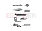 HARLEY-DAVIDSON DYNA FAT BOB  - FXDF FUEL TANK TRIM