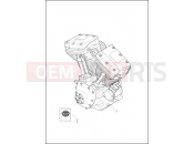 Harley-Davidson 2014 POLICE ELECTRA GLIDE STANDARD POLICE  - FLHTP ENGINE ASSEMBLY - TWIN CAM 103â¢