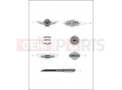 HARLEY-DAVIDSON SOFTAIL BREAKOUT  - FXSB 103 FUEL TANK TRIM