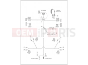 Harley-Davidson 2013 CVO/CUSTOM CVO ULTRA CLASSIC ANV  - FLHTCU8 103 ANV WIRING HARNESS, AMPLIFIER
