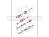 Harley-Davidson 2013 DYNA DYNA STREET BOB (H-D1)  - FXDBA TRANSMISSION GEARS