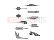 Harley-Davidson 2013 DYNA DYNA STREET BOB (H-D1)  - FXDBA 103 FUEL TANK TRIM