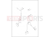 Harley-Davidson 2013 DYNA DYNA FAT BOB  - FXDF 103 BRAKE LINES, FRONT - NON-ABS