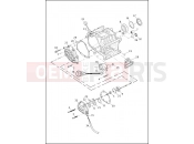 HARLEY-DAVIDSON DYNA LOW RIDER  - FXDL TRANSMISSION BEARINGS & COVERS