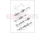 Harley-Davidson 2013 SOFTAIL FAT BOY  - FLSTF TRANSMISSION GEARS