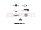 HARLEY-DAVIDSON SOFTAIL BREAKOUT  - FXSB 103 FUEL TANK TRIM