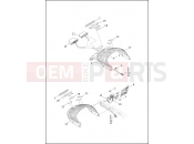Harley-Davidson 2013 SOFTAIL FAT BOY LO ANV  - FLSTFB 103 ANV LICENSE PLATE BRACKETS - FXSB
