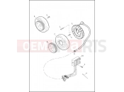 Harley-Davidson 2013 SPORTSTER SUPERLOW  - XL883L ALTERNATOR & REGULATOR