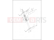 Harley-Davidson 2013 SPORTSTER SUPERLOW  - XL883L FORK BRACKETS, FRONT - 883L/N/R, 1200C/CA/CB/CP/V/X