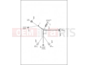 Harley-Davidson 2013 SPORTSTER SUPERLOW  - XL883L WIRING HARNESS, ENGINE - XR1200X