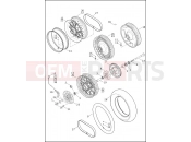 Harley-Davidson 2013 TOURING ROAD KING ANV  - FLHR ANV WHEELS, REAR (2 OF 2)