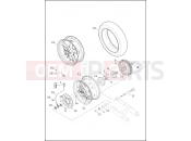 Harley-Davidson 2013 VRSC V-ROD MUSCLE  - VRSCF WHEELS, REAR