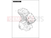 HARLEY-DAVIDSON DYNA SWITCHBACK  - FLD ENGINE ASSEMBLY - TWIN CAM 96â¢