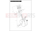 Harley-Davidson 2012 DYNA DYNA SWITCHBACK  - FLD 103 PISTONS & FLYWHEEL ASSEMBLY - TWIN CAM 103â¢