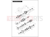HARLEY-DAVIDSON DYNA WIDE GLIDE  - FXDWG TRANSMISSION GEARS