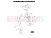 HARLEY-DAVIDSON FAT BOY LO  - FLSTFB ROCKER ARM ASSEMBLY & PUSH RODS - TWIN CAM 96â¢