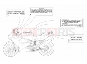 DUCATI 2001 Sporttouring ST4 WARNING LABELS USA » UNCLASSIFIED
