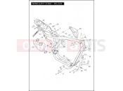 Harley-Davidson 2012 SPORTSTER SEVENTY-TWO  - XL1200V FRAME & JIFFY STAND - XR1200X