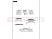 Harley-Davidson 2012 SPORTSTER SEVENTY-TWO  - XL1200V LABELS