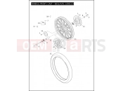 Harley-Davidson 2012 SPORTSTER SEVENTY-TWO  - XL1200V WHEELS, FRONT, CAST - 883L/N/R, 1200C/CP